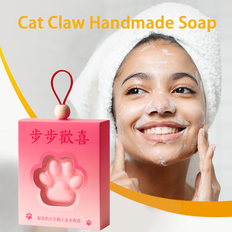 Castor Oil Soap - 창의적인 고양이 발톱 수제 비누 염소
