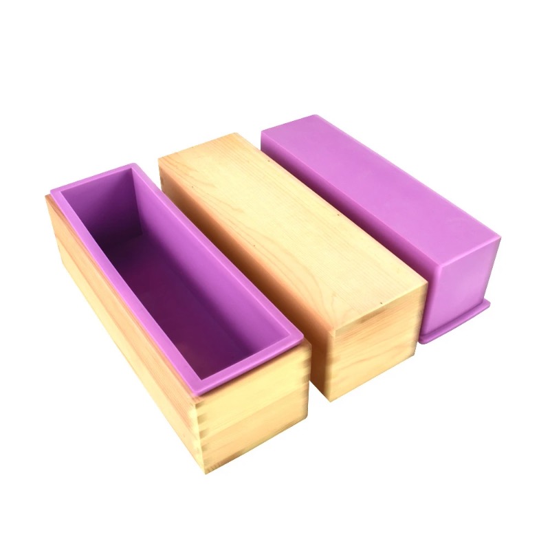 Soap Making Items - 유연한 실리콘 비누 몰드 직사각형 로프