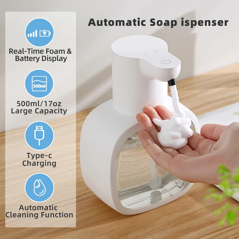 Soap Making Lab - 새로운 벽걸이형 자동 비누 디스펜서 폼