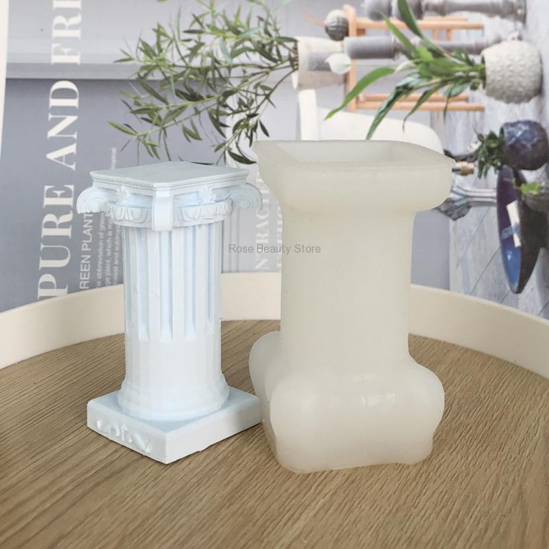 Soap Making In Home - 3D 로마 열 촛불 실리콘 금형