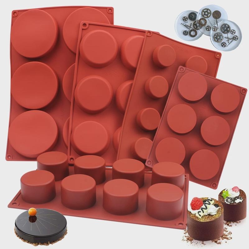 Soap Making Items - 둥근 실리콘 비누 몰드 DIY 수제