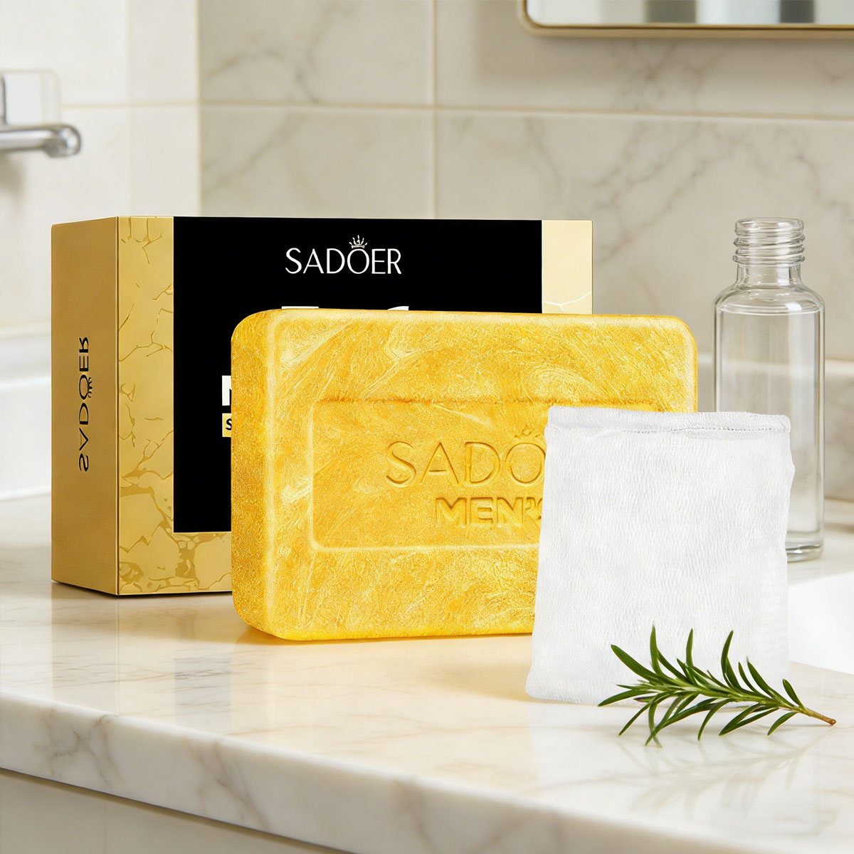 럭셔리 남성용 3-in-1 골든 클렌징 비누: 상쾌하고 - Castor Oil Soap 리뷰 및 가격
