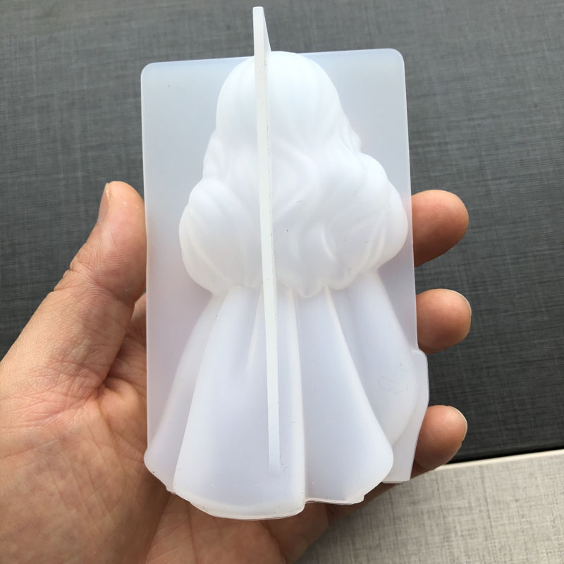 3D 귀여운 공주 실리콘 양초 금형 천사 소녀 비누 수 - Soap Making Store 리뷰 및 가격