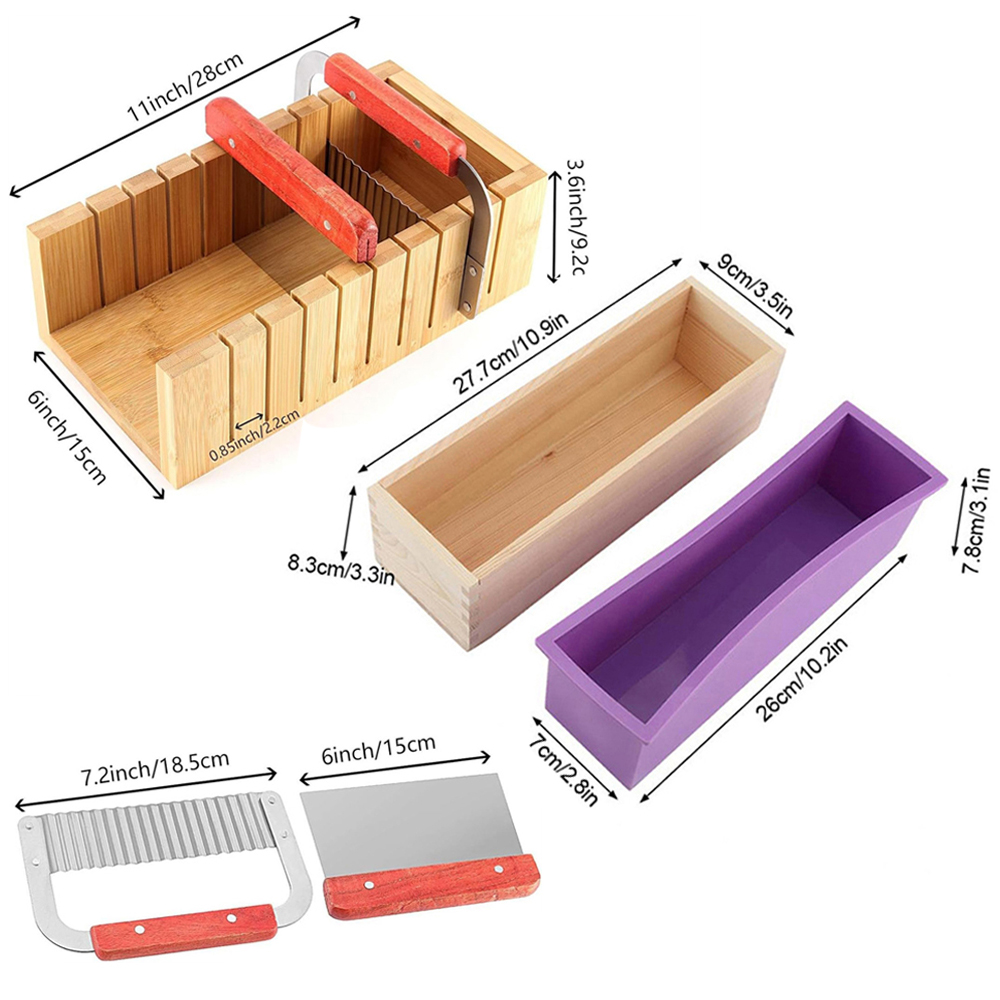 DIY 수제 비누 만들기 키트 대나무 절단 상자 및 실 - Soap Making Books 리뷰 및 가격