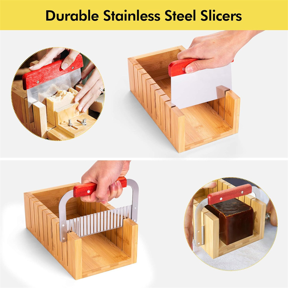DIY 수제 비누 만들기 키트 대나무 절단 상자 및 실 - Soap Making Books 리뷰 및 가격