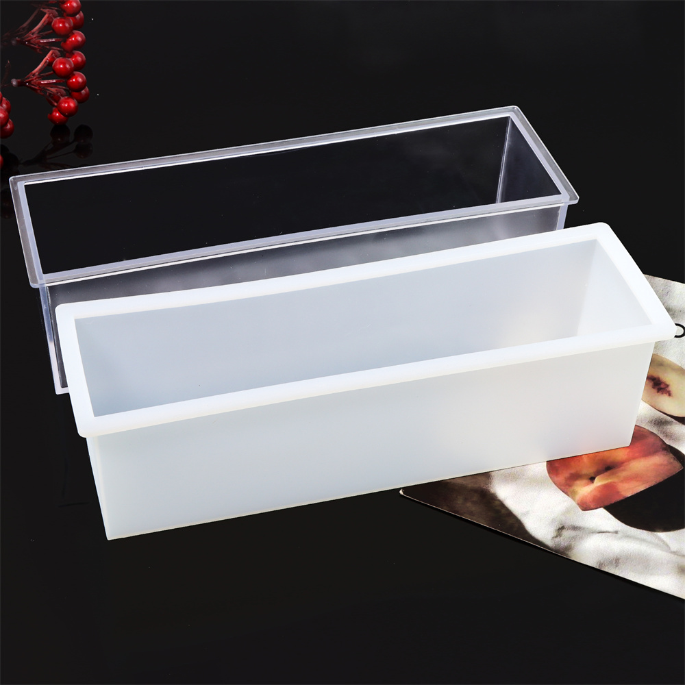 1.2리터 직사각형 투명 플라스틱 박스 실리콘 비누 몰 - Soap Making Books 리뷰 및 가격