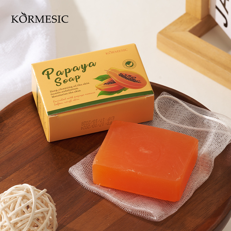 100g KORMESIC 핸드 메이드 파파야 비누 샤워 - Castor Oil Soap 리뷰 및 가격