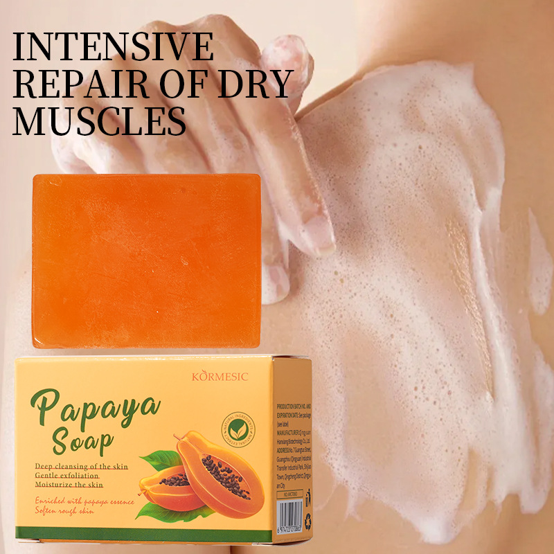 100g KORMESIC 핸드 메이드 파파야 비누 샤워 - Castor Oil Soap 리뷰 및 가격