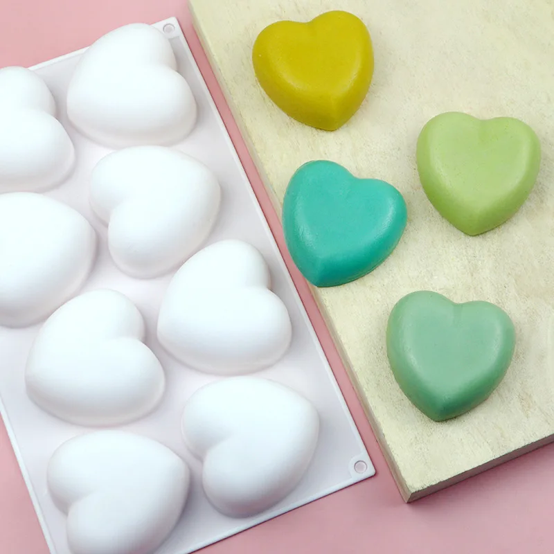 사랑 심장 실리콘 비누 금형 수제 양초 만들기 키트 D - Soap Making Items 리뷰 및 가격