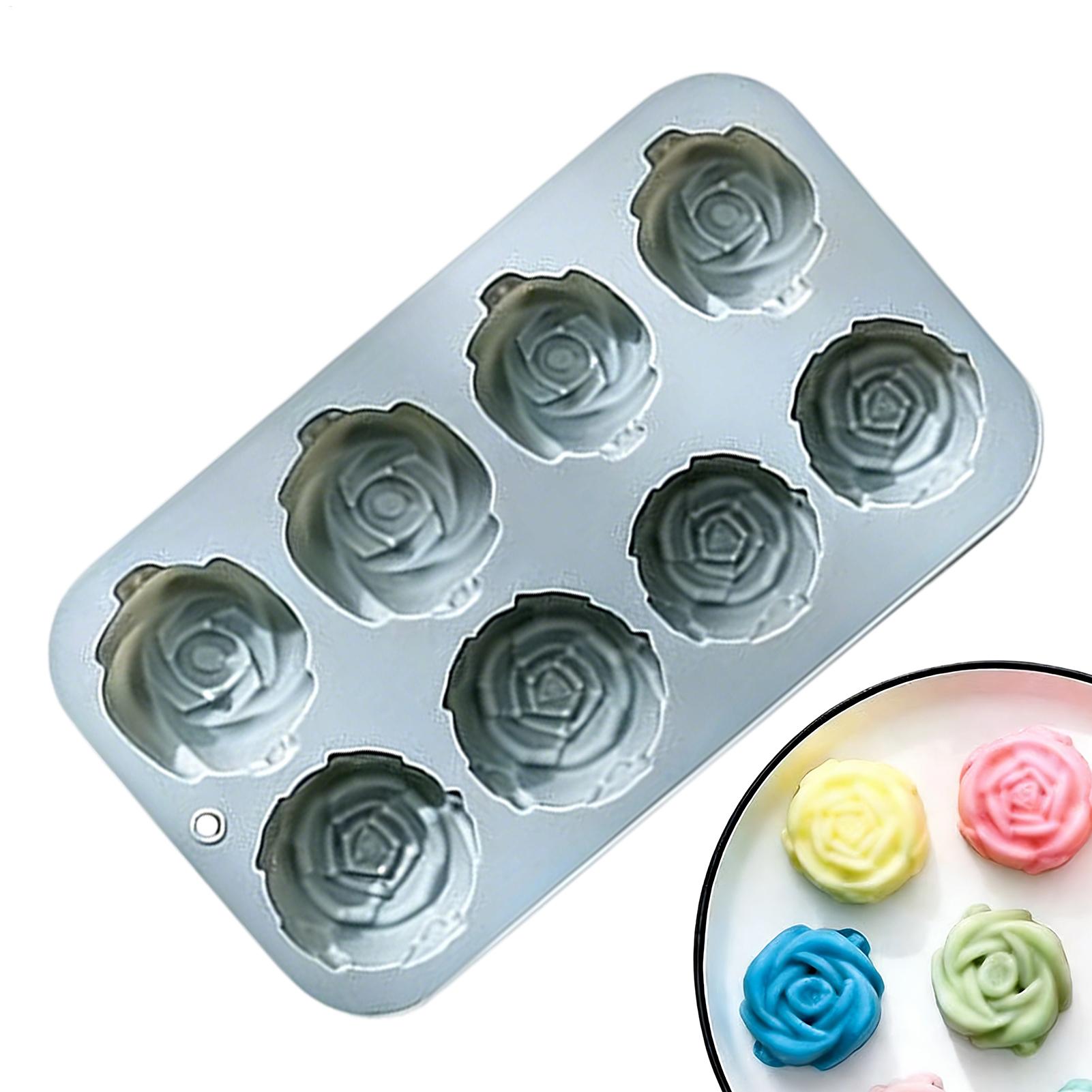 8구 장미꽃 실리콘 몰드 수제 비누 양초 실리콘 몰드  - Soap Making In Home 리뷰 및 가격