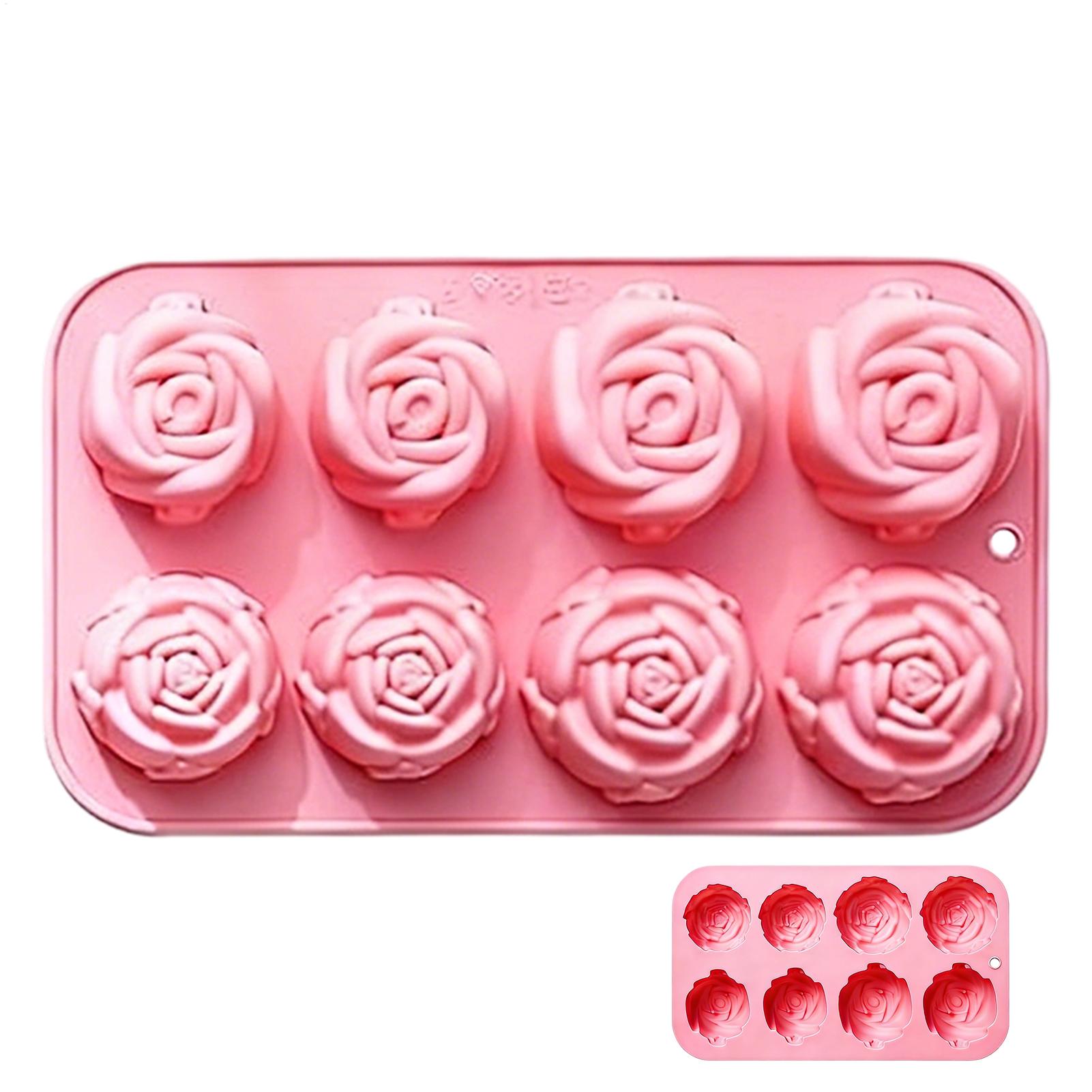8구 장미꽃 실리콘 몰드 수제 비누 양초 실리콘 몰드  - Soap Making In Home 리뷰 및 가격