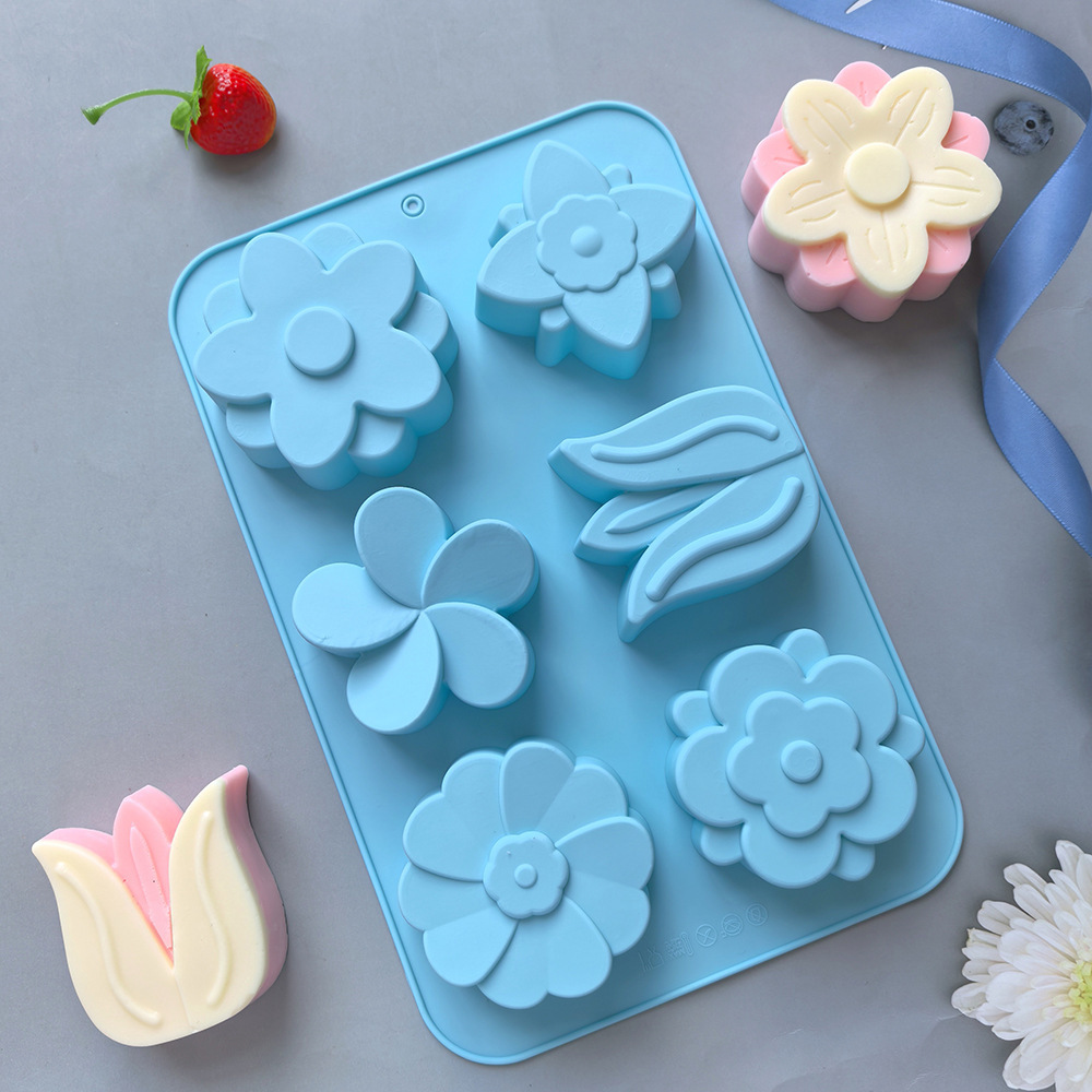다양한 꽃 모양 실리콘 몰드, 비누 및 양초 제작, 케 - Soap Making Store 리뷰 및 가격