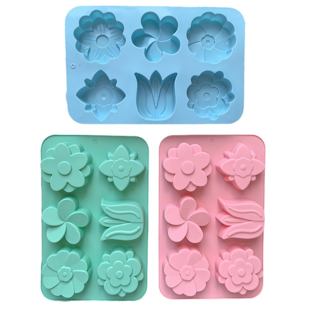 다양한 꽃 모양 실리콘 몰드, 비누 및 양초 제작, 케 - Soap Making Store 리뷰 및 가격