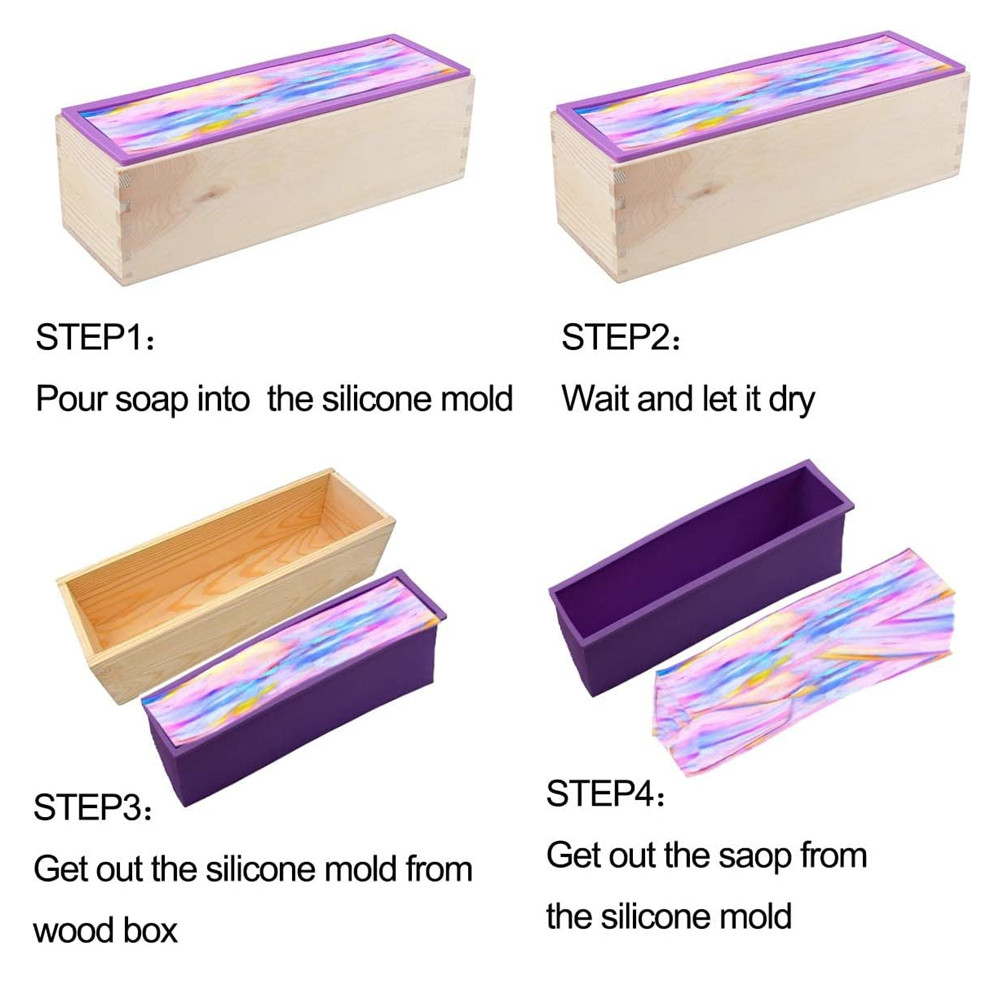 1.2L 실리콘 비누 몰드 키트 42온스 나무 실리콘  - Soap Making Books 리뷰 및 가격