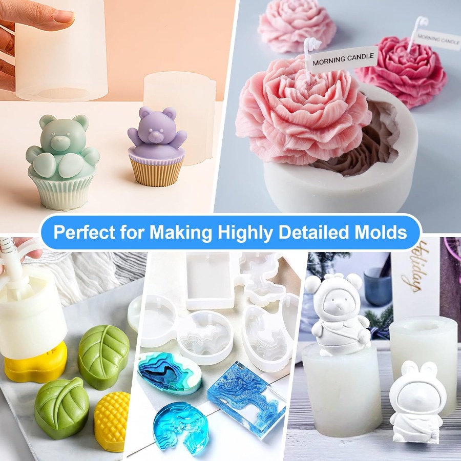 실리콘 몰드 제작 키트, 38.8oz 15A 탄성 액상 - Soap Making Store 리뷰 및 가격